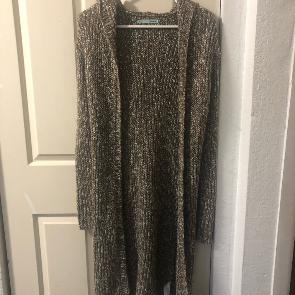 Maurice’s Long Soft, Fuzzy Cardigan
